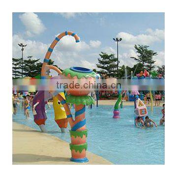 Cartoon Features Fiberglass water spray for water play equipment high quality