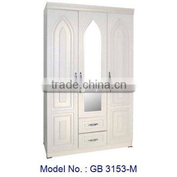 Wardrobe Cabinet, Bedroom Furniture With Mirror, Closet