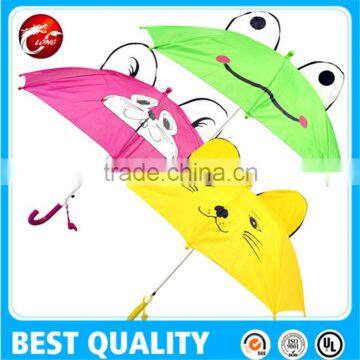 kids cheap cartoon funny ear design parasol umbrella