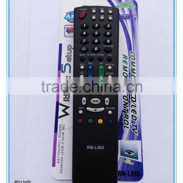 LCD/LED common tv universal remote control RM-L865 RM-865G with single blister pack remote factory