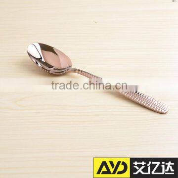 18/10 Gild Plated Stainless Steel Flatware , Gold Plated Flatware photo-5