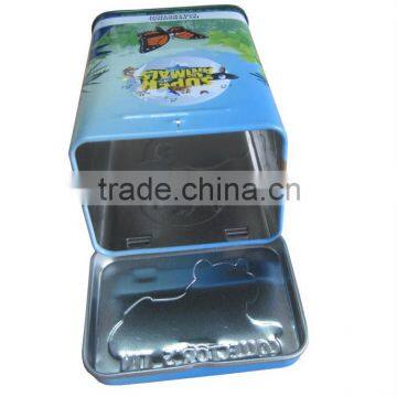 Small Rectangule Tin Cans With Hinge photo-2