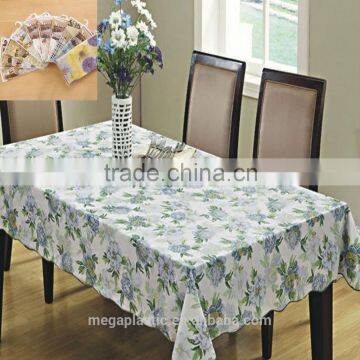 Printed PVC Table Cloth / Vinyl table cloth