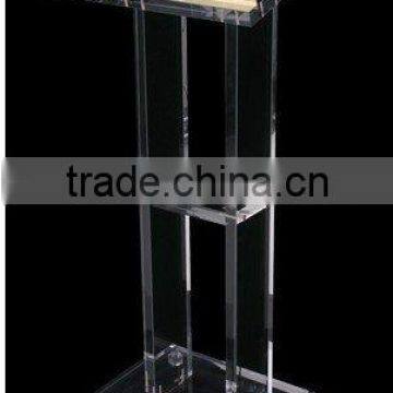 Crystal acrylic podium,church lectern,lucite pulpit