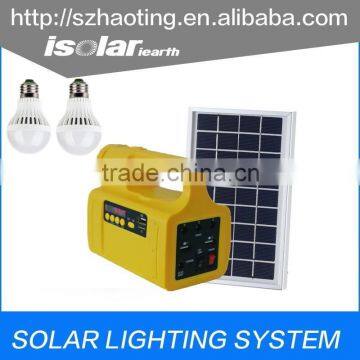 2W IS-1366S Portable Phone Chargers Solar Lanterns, Rechargeable 6V 4500mAh Lead-acid Battery photo-5