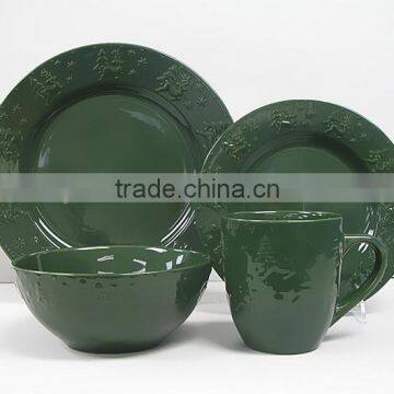 Christmas hot sale custom design colorful dinnerware for promotion