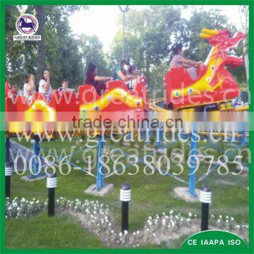 Exciting Fun Rides Mini Dragon Roller Coaster for Shopping Mall photo-4