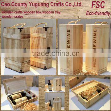 Wine packaging box ,promotion wooden wine box,Whisky wood box