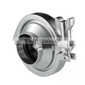 POV hot sale food grade manual ss304/316l non return valve clamp type