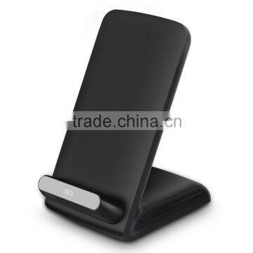 High Efficiency Triple Coils Desktop Wireless Charging Stand For All Qi-Compatible Phones photo-2