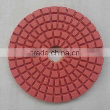 Manufacturer selling 3 inch high quality flexible wet diamond polishing pads reserved for marble granite