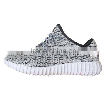 High Quality flyknit upper Children Sport Shoe Kids Running Shoes