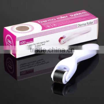 Titanium Microneedle Derma Roller Dermaroller Skin 600 Needles 0.5mm Useful CASP