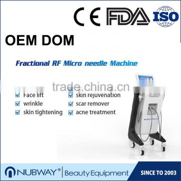 Ergonomically designed handpiece high frequency double microneedle facial machine for scar remover