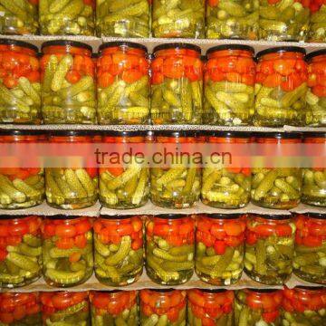 Assorted Cucumber and Cherry Tomato