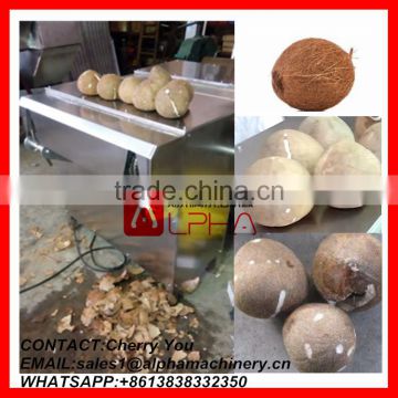 Good supplier coconut dehusking machine/ coconut dehusker/coconut shelling machine