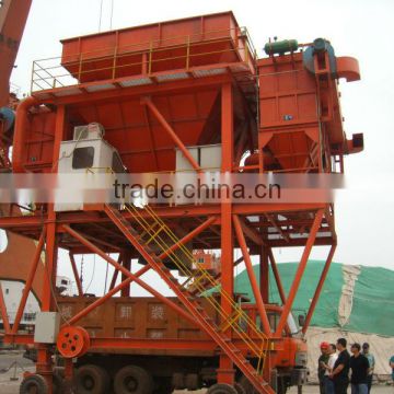 Rail Type Mobile Hopper on port for bulk material