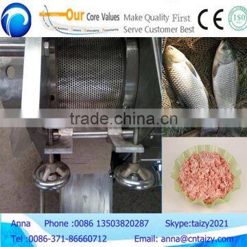 Commerical fish meat bone separating skinning and deboning machine