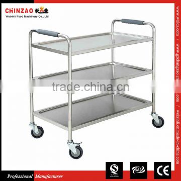 Square-tube Dining Cart(CHZ-M3) Foldable Kitchen Trolley Medium Size