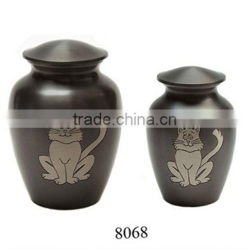 Brass Pet Cremation Urns DARK GREY - 8068