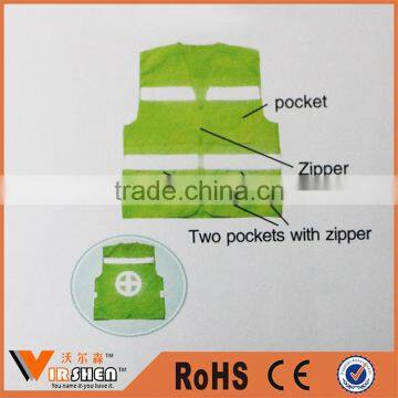 Reflective Safety Clothing Airport Walking Safety Vest With Pockets photo-6