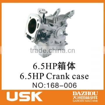 6.5HP crank case for USK 2KW gasoline generator 168F/2900H(GX160) 5.5HP/6.5HP spare part