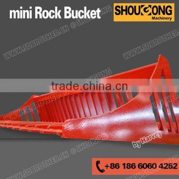 Rock Bucket for Mini Skid Steer Loader