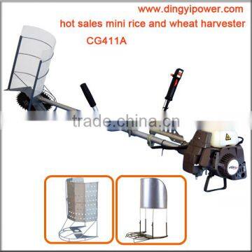 agriculture heavy duty 2 stroke 40.2cc mini rice and wheat harvester