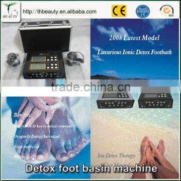 2017 blood circulation beauty ion detoxification water foot massage machine