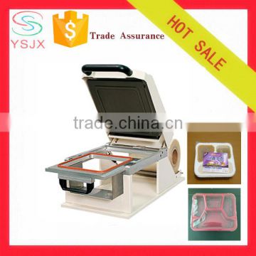 automatic customized Fast Food Tray Sealing Machine / Sandwich Box Sealing Machine