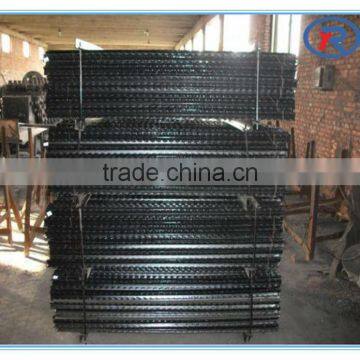 Black Painted Iron Fence Section photo-4