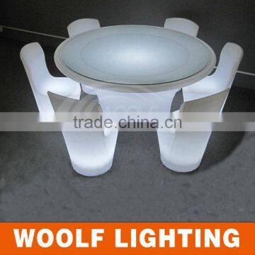 2014 hot !!! Color changing rechargeable led furniture led dinner chair