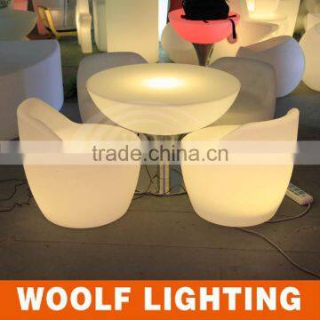 Cute Waterproof Indoor and Outdoor Used LED Round Table Furniture photo-4