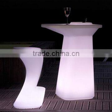 New Design Led Bar Furniture Cocktail Table With Ice Bucket photo-4