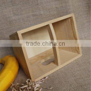 FSC High Quality Handmade Decorative Small Wooden Basket With Handle photo-4