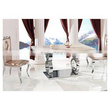 Hot Sale Stainless Steel Modern Dining Chair B406 photo-3