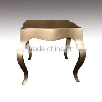 High quality best selling metallic gold square table from Vietnam