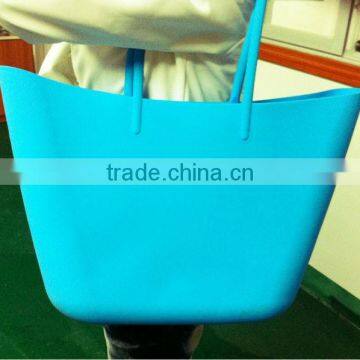 large size handbag for woman / silicone beach bag