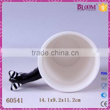 3d Ceramic Hippopotamus Shape Animal Mug photo-5