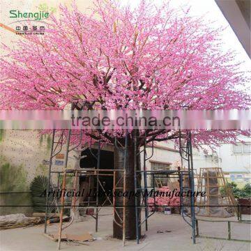 SJZJN 311 High Quality Artificial Peach Blossom Trees,High Similation Plant Tree Made In China New Product photo-5