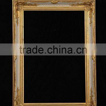 Golden Picture Frame with White Crack