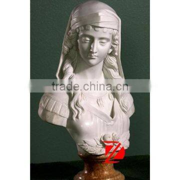 factory price beautiful lady bust sculpture