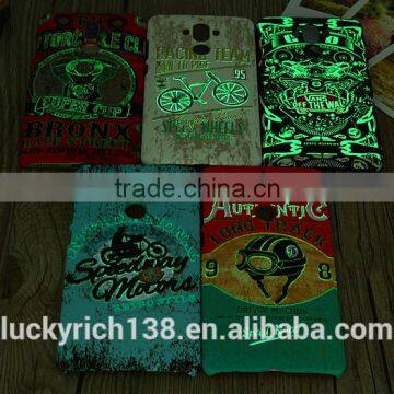 Polish luminous PC phone case for Huawei mate 9
