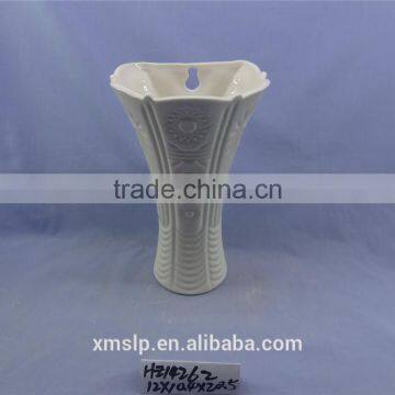 white porcelain vase