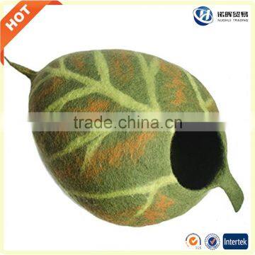 2016 New Design Best Price Flodable Wool Felted Cat Bed for Sale photo-6