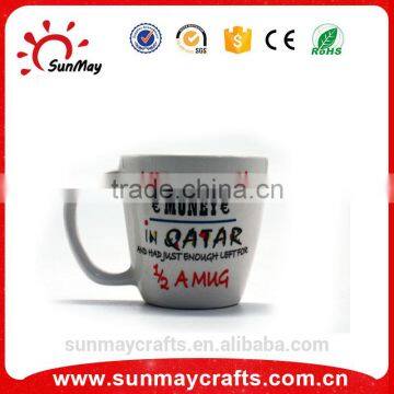 Wholesale custom high quality QATAR souvenir ceramic fridge magnet for sale