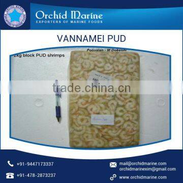 Pure and Fresh Frozen Vannamei PUD Shrimp for Various Food Dishes