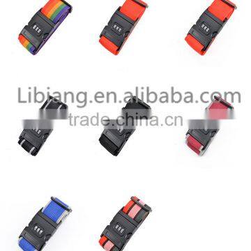 Custom Logo High Quality Luggage Strap With Lock photo-3