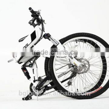 26'' Folding Electric Mountain Bicycle 36v 250w With Dual Suspension photo-5