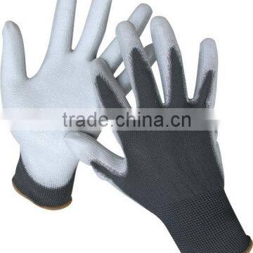 Grey pu glove